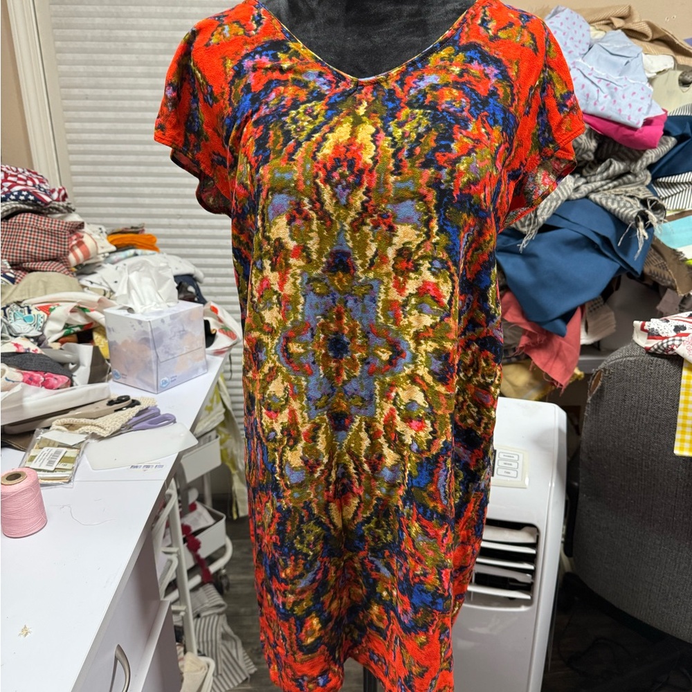 Maeve Colorful Abstract Dress